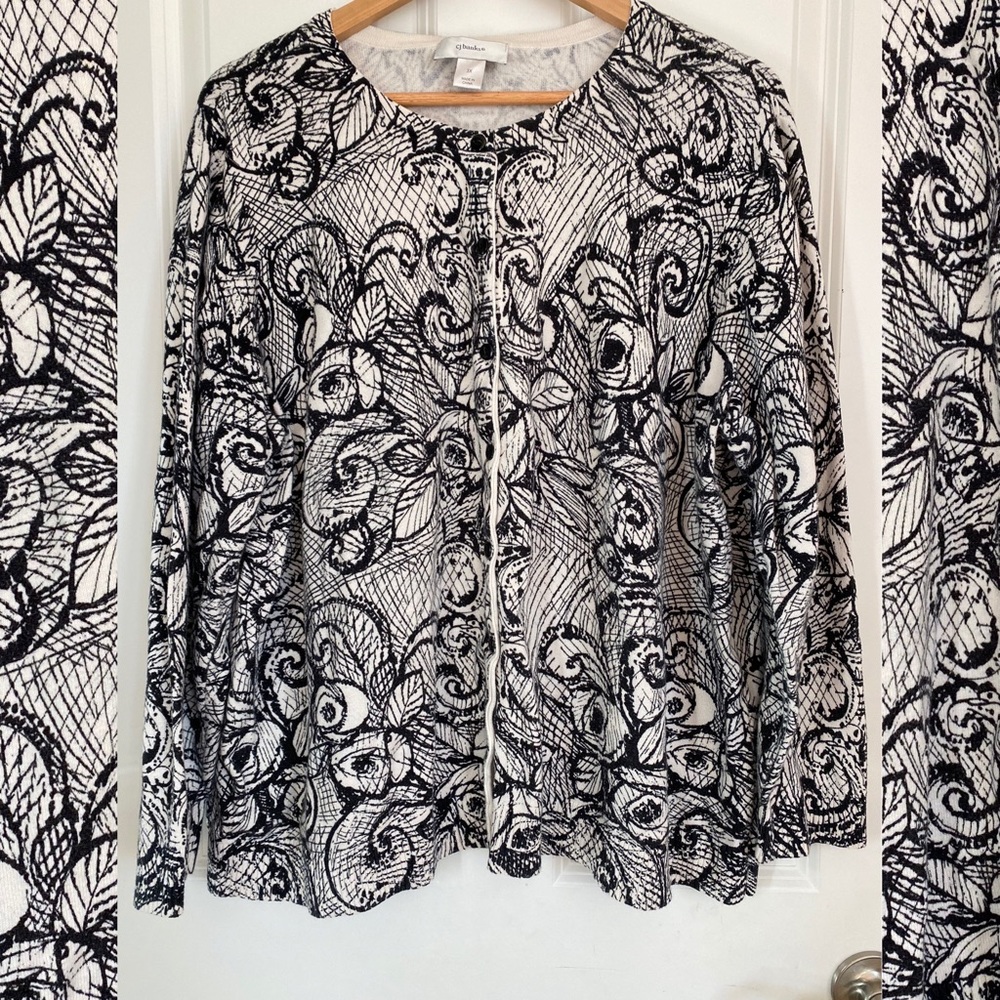 CJ Banks long sleeve cardigan, 3X, EUC